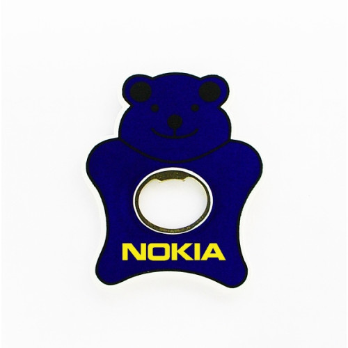 Jumbo size teddy bear shape magnetic bottle opener