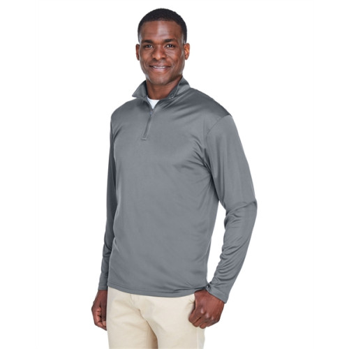 Men's Cool & Dry Sport Performance Interlock Quarter-Zip ...