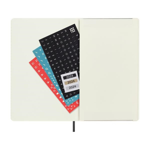 Moleskine® Soft Cover Large 12-Month Planner and GO Pen