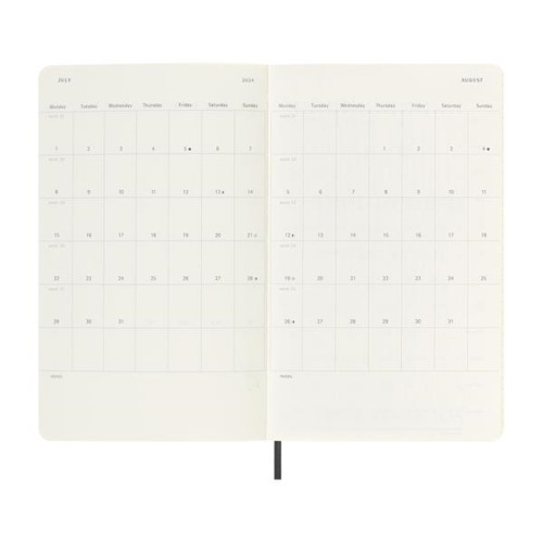 Moleskine® Soft Cover Large 12-Month Weekly 2024 Planner