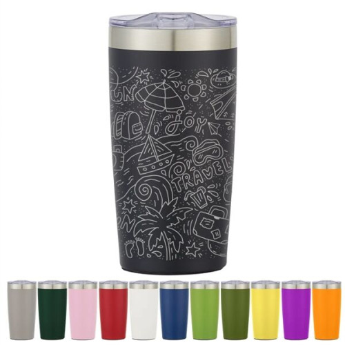20 Oz. Full Laser Two-Tone Himalayan Tumbler