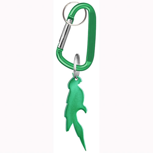 Parrot Shaped Bottle Opener Key Holder and Carabiner