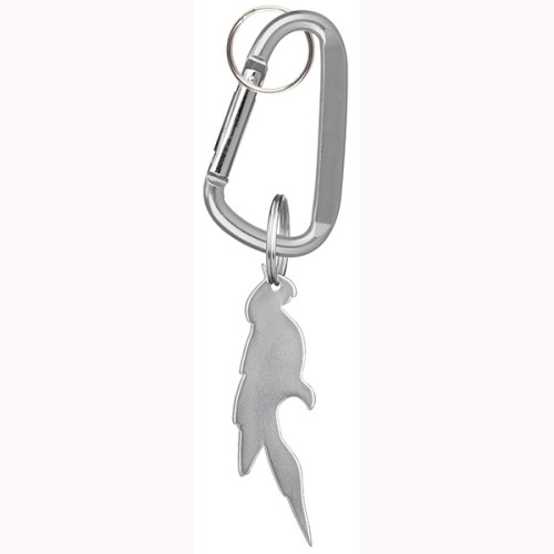 Parrot Shaped Bottle Opener Key Holder and Carabiner