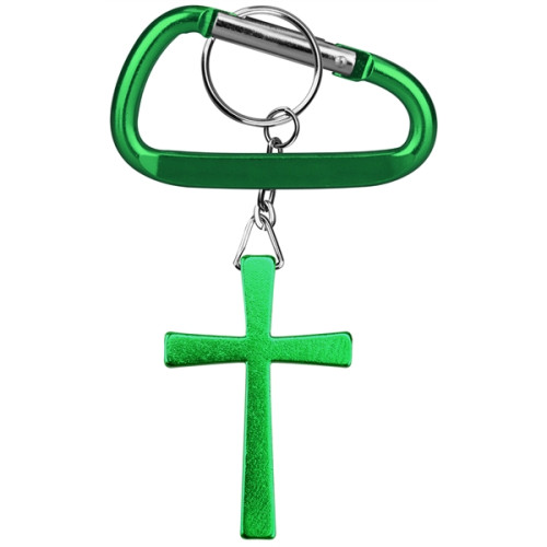 Cross shape key holder with Carabiner