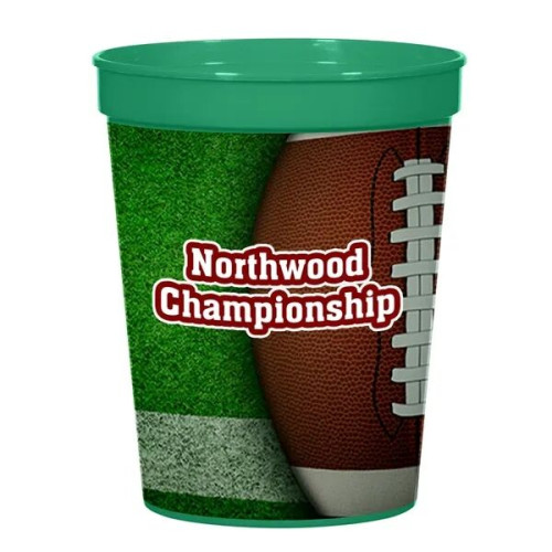 16 Oz. Full Color Big Game Stadium Cup