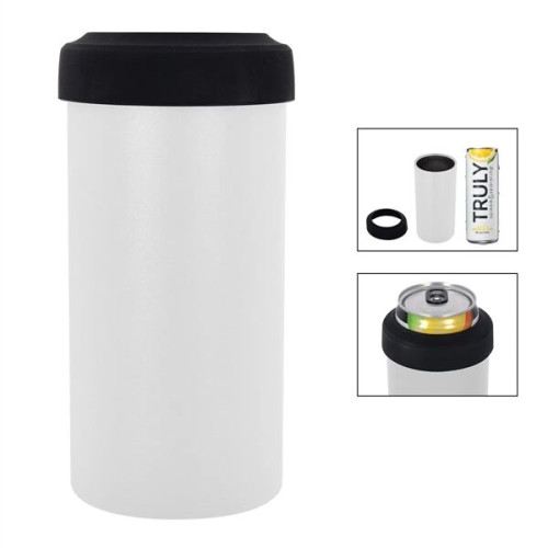 12 Oz. Full Color Slim Stainless Steel Insulated Can Holder