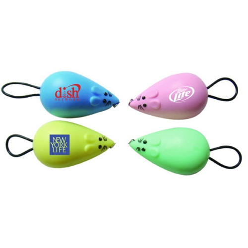 Mouse shape tape measure key chain