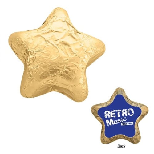 Individually Wrapped Chocolate Stars