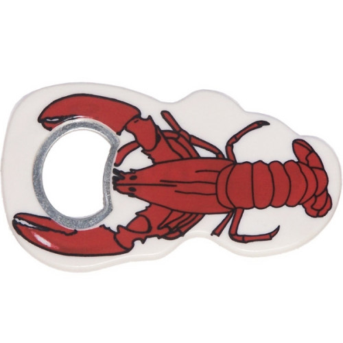 Jumbo size lobster shape magnetic bottle opener