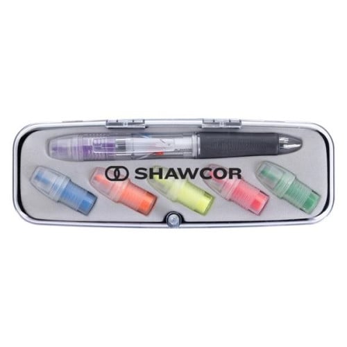 Tri-Color Pen and Highlighter Set