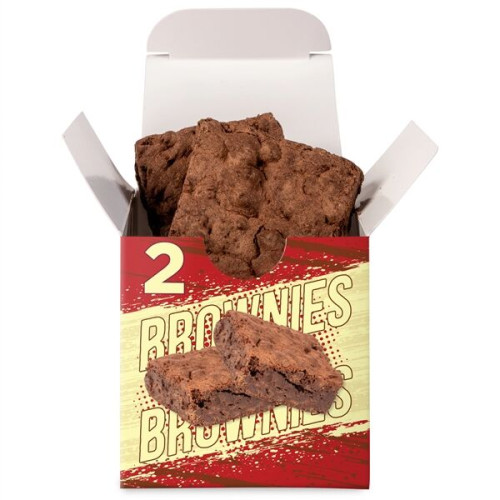 Fresh Beginnings 2 Fudge Brownies in Cube