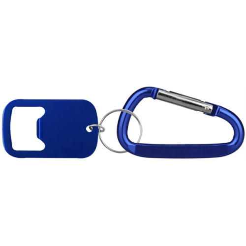 Metal Bottle Opener with Key Ring and Carabiner