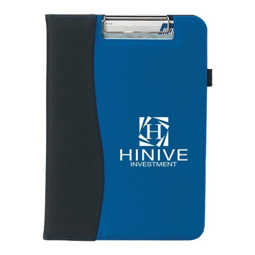 Microfiber Clip Board With Embossed PVC Trim