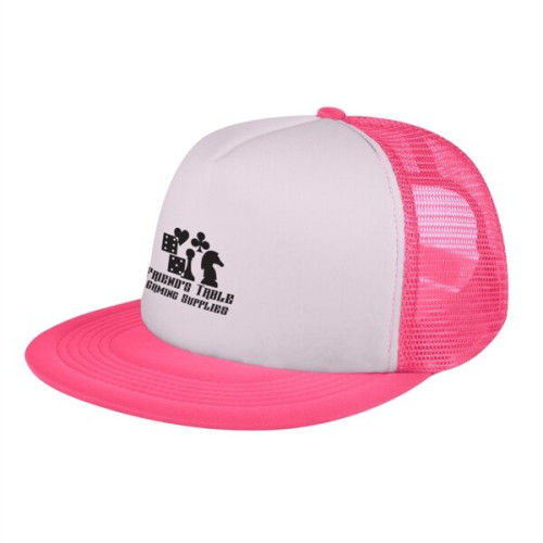 FLAT BILL TRUCKER CAP