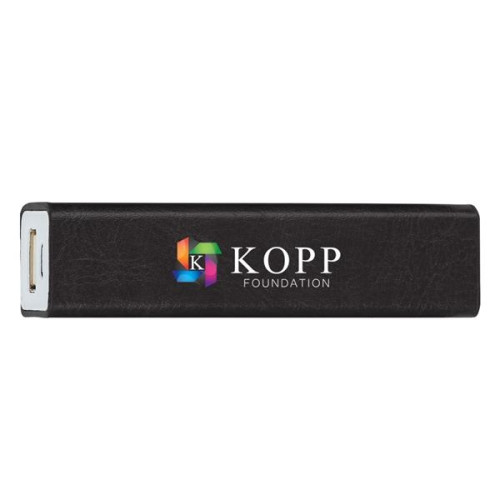 Leatherette Charge-N-Go Power Bank