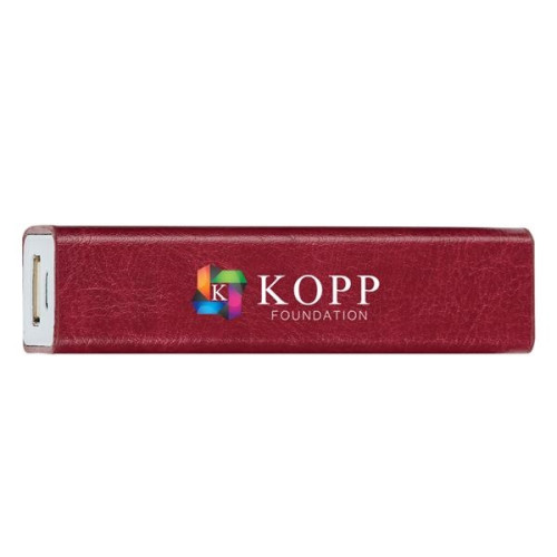 Leatherette Charge-N-Go Power Bank