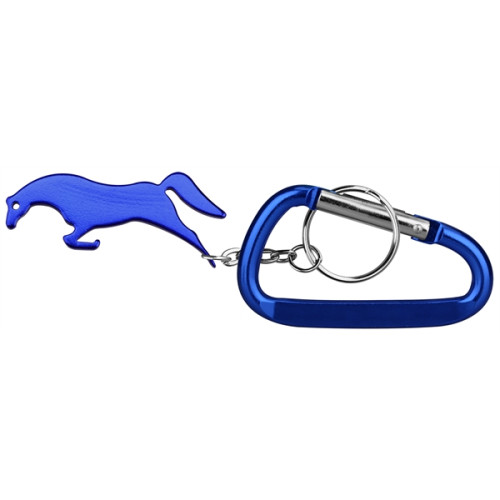 Horse Shape Bottle Opener Keychain and Carabiner