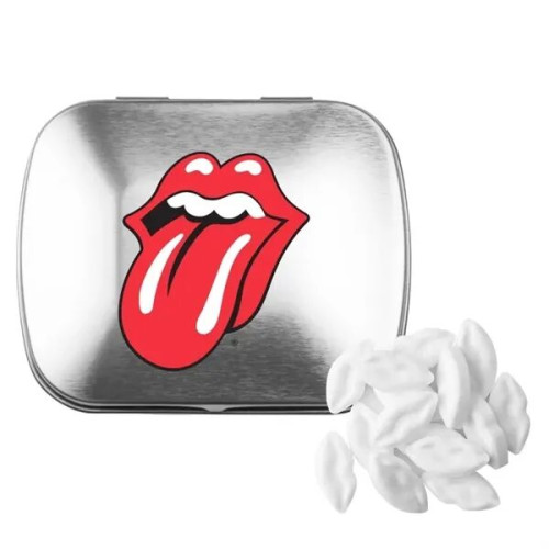 Domed Tin with Lip Shaped Mints