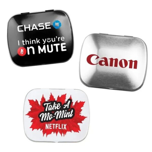 Domed Tin with Lip Shaped Mints