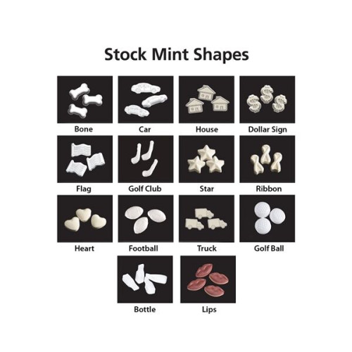 Domed Tin with Golf Club Shaped Mints