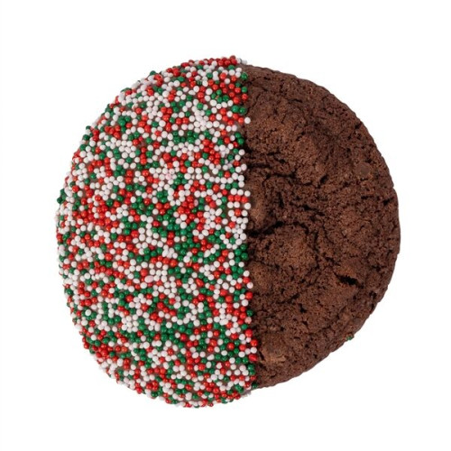 Decadent Chocolate French Sable Non-Pareil Cookie Gift Tin