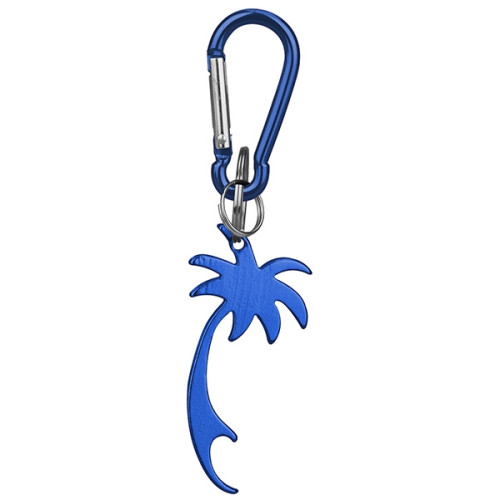 Palm Tree Shaped Bottle Opener Key Holder and Carabiner