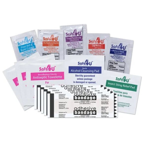 Good Value™ Frosty Stripe Deluxe First Aid Kit - 15 Piece