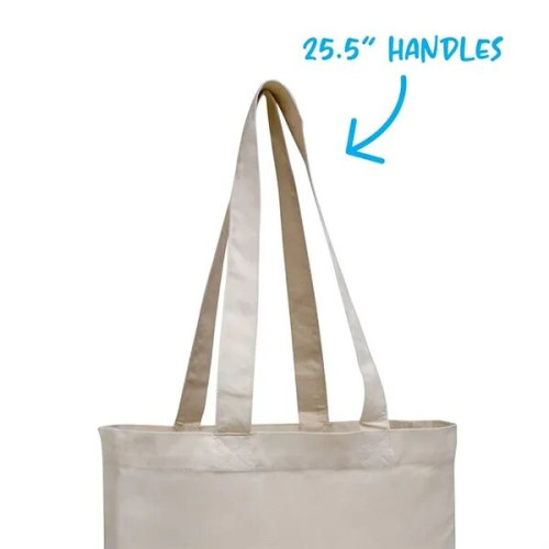 V Natural Organic Gusseted Tote