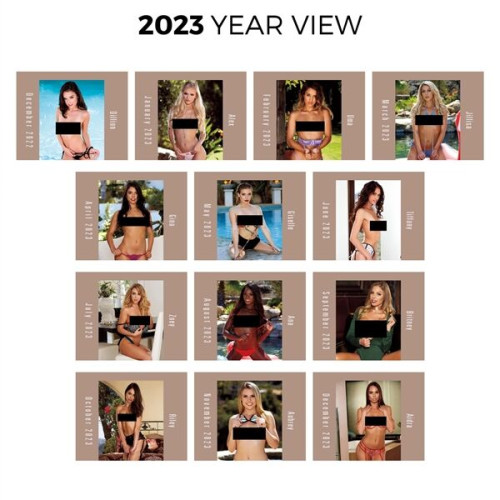 Dream Girls (topless) Magna-Stick™ Calendar