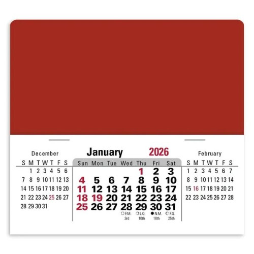 Triumph® Calendars Press-N-Stick XL Header with 3-Month H...