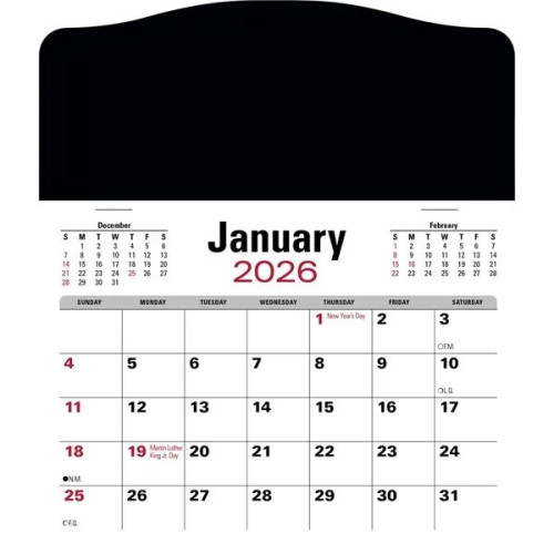 Triumph® Calendars Press-N-Stick Jumbo Header with 3-Mont...