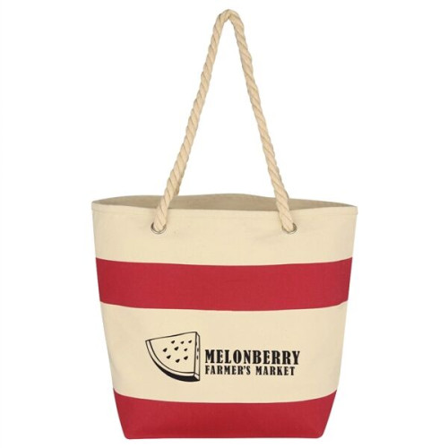 Cruising Tote Bag With Rope Handles