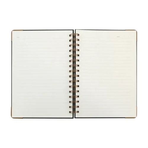 Good Value™ Woven Paper Hardback With Metal Accents Notebook