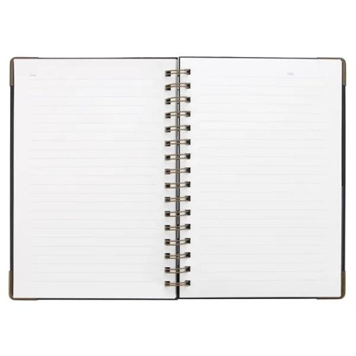 Good Value™ Woven Paper Hardback With Metal Accents Notebook