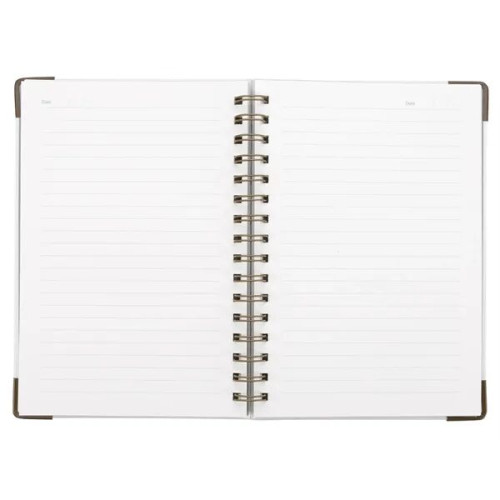 Good Value™ Woven Paper Hardback With Metal Accents Notebook