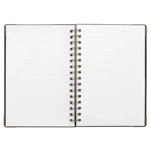 Good Value™ Woven Paper Hardback With Metal Accents Notebook