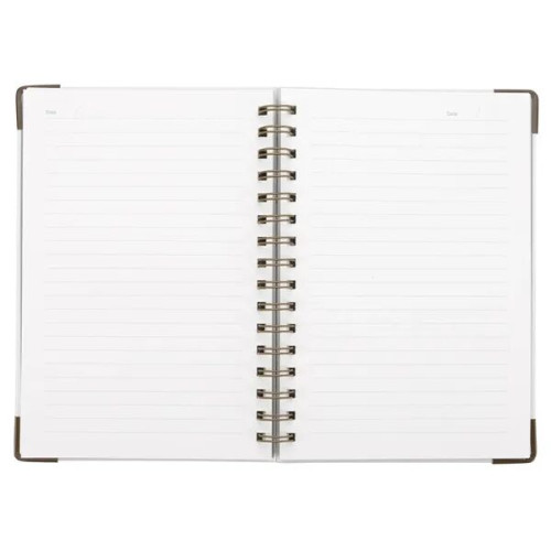 Good Value™ Woven Paper Hardback With Metal Accents Notebook