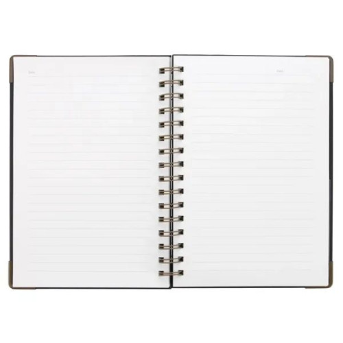 Good Value™ Woven Paper Hardback With Metal Accents Notebook