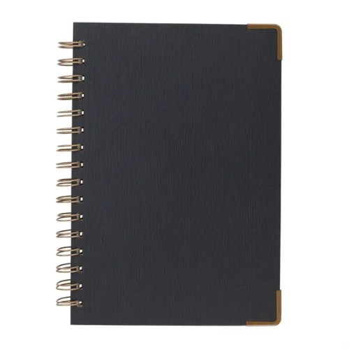 Good Value™ Woven Paper Hardback With Metal Accents Notebook