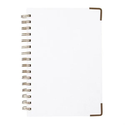 Good Value™ Woven Paper Hardback With Metal Accents Notebook