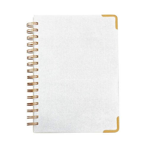 Good Value™ Woven Paper Hardback With Metal Accents Notebook