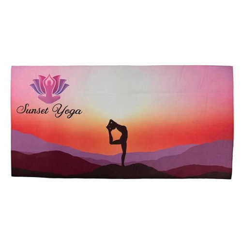 30" x 60" Full Color Ultra-Thin Recycled RPET Polyester Beac