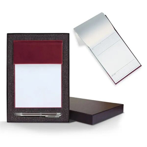Tucson Medio White Page Cube Notes Gift Set