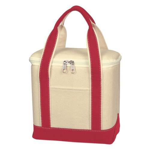 Small Cotton Canvas Kooler Bag