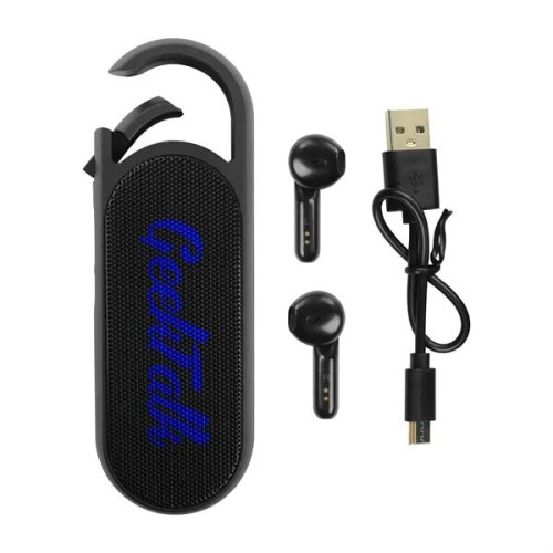 Sync Truly Wireless Earbuds and Bluetooth® Speaker Set