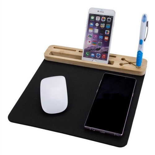 RPET Mouse Pad with 10W Wireless Charger