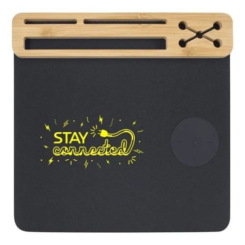 RPET Mouse Pad with 10W Wireless Charger