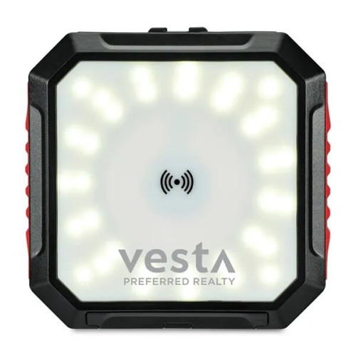 iLive™ Solar Power Bank & Light with Wireless Charger