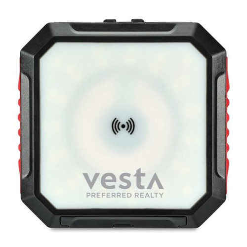 iLive™ Solar Power Bank & Light with Wireless Charger