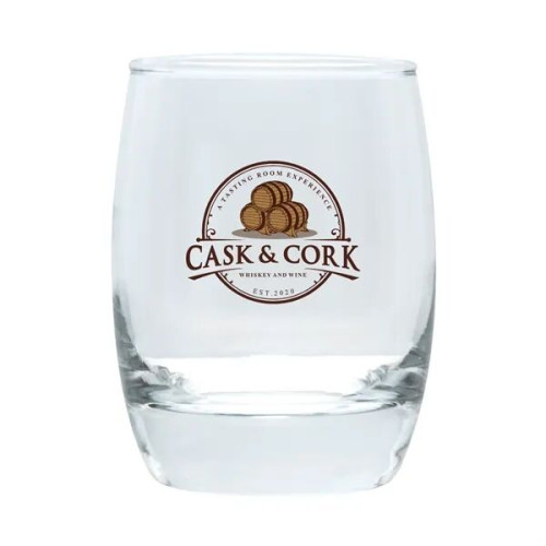 6 Oz. Full Color Whiskey Glass